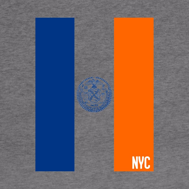 The flag of New York CIty by mplusshift2